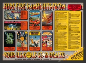 1988 U.K. Exclusive "Sure Fire Smash Hits" Video Game Print Ad (2 pgs) - Picture 1 of 1