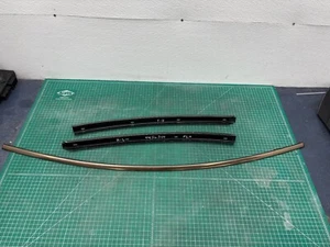 03-12 MERCEDES-BENZ R230 SL550 SL500 WINDHSIELD GARNISH MOLDING TRIM SET OEM - Picture 1 of 17