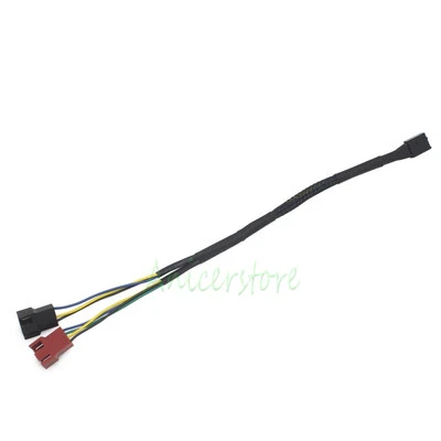 10x PWM 4 Pin to Dual 4pin/3pin Convert Connector PC Cooling Fan Extension Cable - Image 1 of 4