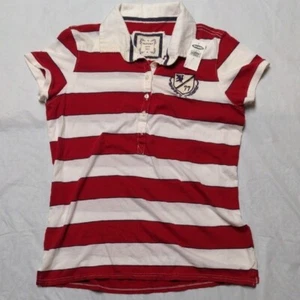 Camisa Polo Antigua Azul Marino De Colección Y2K Rayas Rojas Rugby Preppy Sin Stock Nueva Con Etiquetas Talla Grande - Imagen 1 de 7