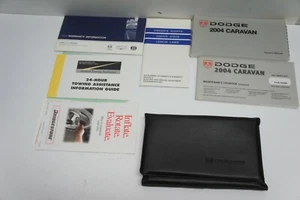 Dodge Caravan 2004 dueño manual juego de libros fabricante de equipos originales con estuche - Imagen 1 de 2