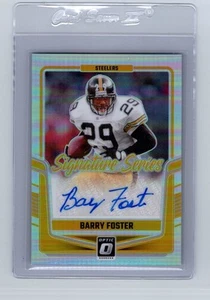 2024 Panini Donruss Optic Barry Foster Auto Signature Series Autograph Steelers - Picture 1 of 2