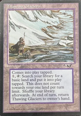 Vintage Magic The Gathering (MTG) : Alliance: Thawing Glaciers: Rare - Image 1 of 3