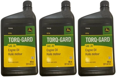 John Deere (3-Pack) Original Equipment 32 oz. SAE 30 Oil - TY26790 - Image 1 of 4