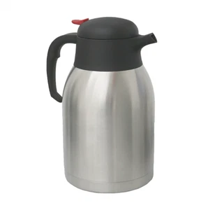 2L Stainless Steel Airpot Insulated Vacuum Thermal Flask Jug - Picture 1 of 3