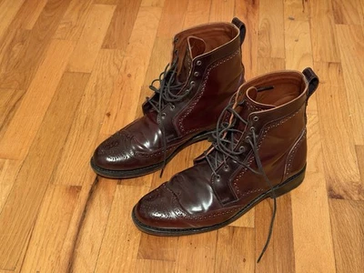 Botas de vestir Allen Edmonds Dalton Shell cordobesas borgoña/color #8 para hombre 10 D Foto 1 de 4