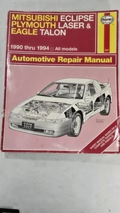 Manual de reparación Haynes Mitsubishi Eclipse Plymouth láser y garra Eagle 1990 94 - Imagen 1 de 6