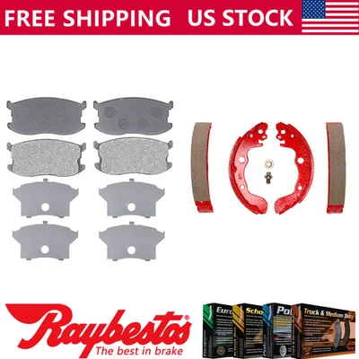 Pastillas de freno delanteras traseras metálicas y zapatas de freno orgánicas para Isuzu I-Mark 1985-1989 Foto 1 de 4