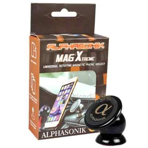 Alphasonik Support Téléphone Portable Universel Magnétique 360 Rotatif Support Tableau de Bord Voiture - Photo 1 sur 4