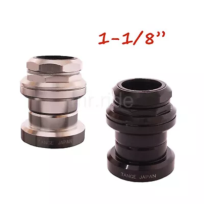 Tange Seiki Falcon 1-1/8" Threaded Headset, Black/Silver, Crown Race 30mm,FL270C - Image 1 of 4