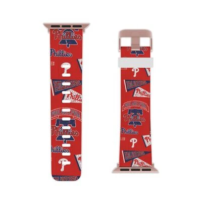 ALL AMERICAN SPORTS SHOP Philadelphia Phillies Watch Band for Apple Watch