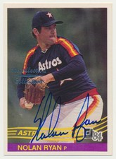 2002 Donruss Originals Recollection Autographs Nolan Ryan Auto /16 Astros E10057