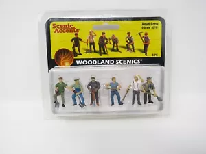 Woodland Scenics O 2761 Road Crew Construction Workers Hombres Personas Conjunto de figuras - Imagen 1 de 2