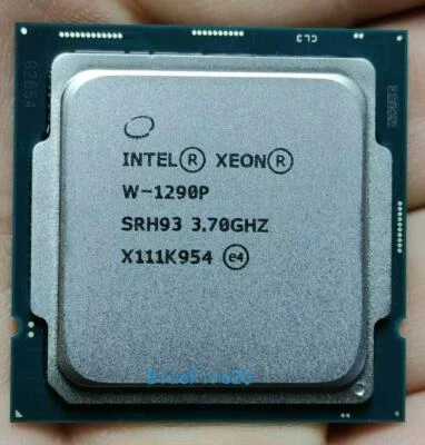 Intel Xeon W-1290P LGA-1200 CPU Processor SRH93 3.70GHz 10-Core 20-Thread 20MB - Image 1 of 3