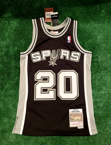 NEW RARE Mitchell & Ness NBA San Antonio Spurs Manu Ginobili Jersey Men Size XS Cover