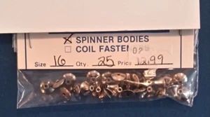 25 Messing Köderkörper Style 16 vernickelt - Bild 1 von 1