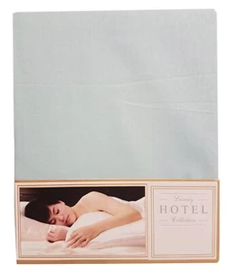 DOUBLE BED GREY FITTED SHEET 800 THREAD COUNT 13" SILVER SATEEN 100% COTTON - Picture 1 of 1
