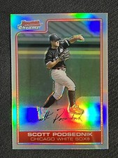 2006 Bowman Chrome Refractors White Sox Baseball Card #36 Scott Podsednik MLB