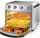 1400W 16QT Geek Chef Electric 4 Slice Convection Air Fryer Toaster Oven Broil