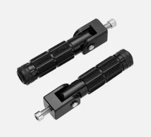 Motorcycle Folding Footrests Pegs Rear Passenger Foot Pedal For M8 CNC Aluminum - Bild 1 von 6