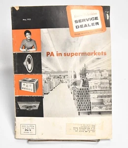 VINTAGE MAY 1955 RADIO - TELEVISION SERVICE DEALER MAGAZINE PUBLICATION - Picture 1 of 3