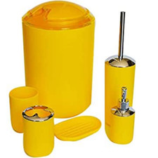 Yellow Bathroom In Bath Accessory Sets Ebay