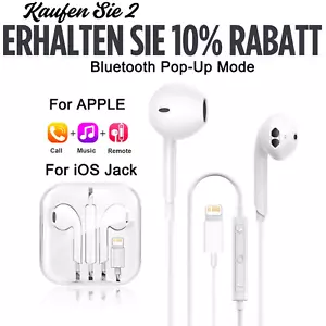 Kopfhörer für Apple Headset In Ear 8PIN für iPhone 7 8 X 11 12 13 14 Pro Max - Bild 1 von 10