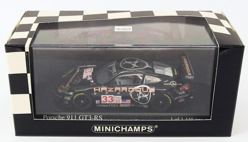 Coche modelo Minichamps escala 1/43 400 036933 - Porsche 911 GT3 RS Sebring 12h 2003 Foto 1 de 3