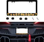 1 PC License Plate Frame, Stainless Steel Tag Frame, Slim Automotive Plate Holde