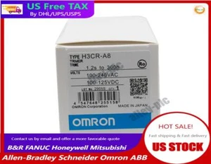 NEW IN BOX OMRON Timer H3CR-A8 H3CRA8 100-240VAC / 100-125VDC US Free TAX - Picture 1 of 10