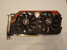 MSI TWIN FOZR NVIDIA GeForce GTX 760 GPU 2GB OC Working Fully Tested GPU