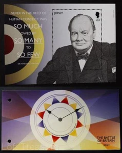 Jersey Stamps "RAF - Battle of Britain" Presentation Pack MNH £3.00 M/S 2015 - Picture 1 of 5