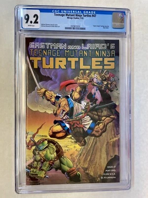 Teenage Mutant Ninja Turtles #47 1st Print CGC 9.2 1992 "Space Usagi” TMNT - Image 1 of 3