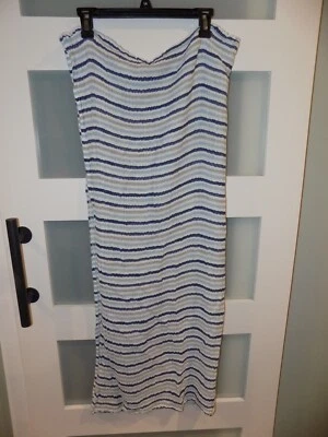 Детское пеленальное одеяло Aden + Anais в синие/серые полоски - Изображение 1 из 4