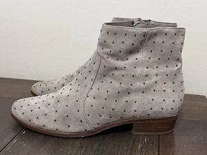 Joie Studded Grey Booties Boots Womens Size 37.5 US Size 7.5 - Picture 1 of 9
