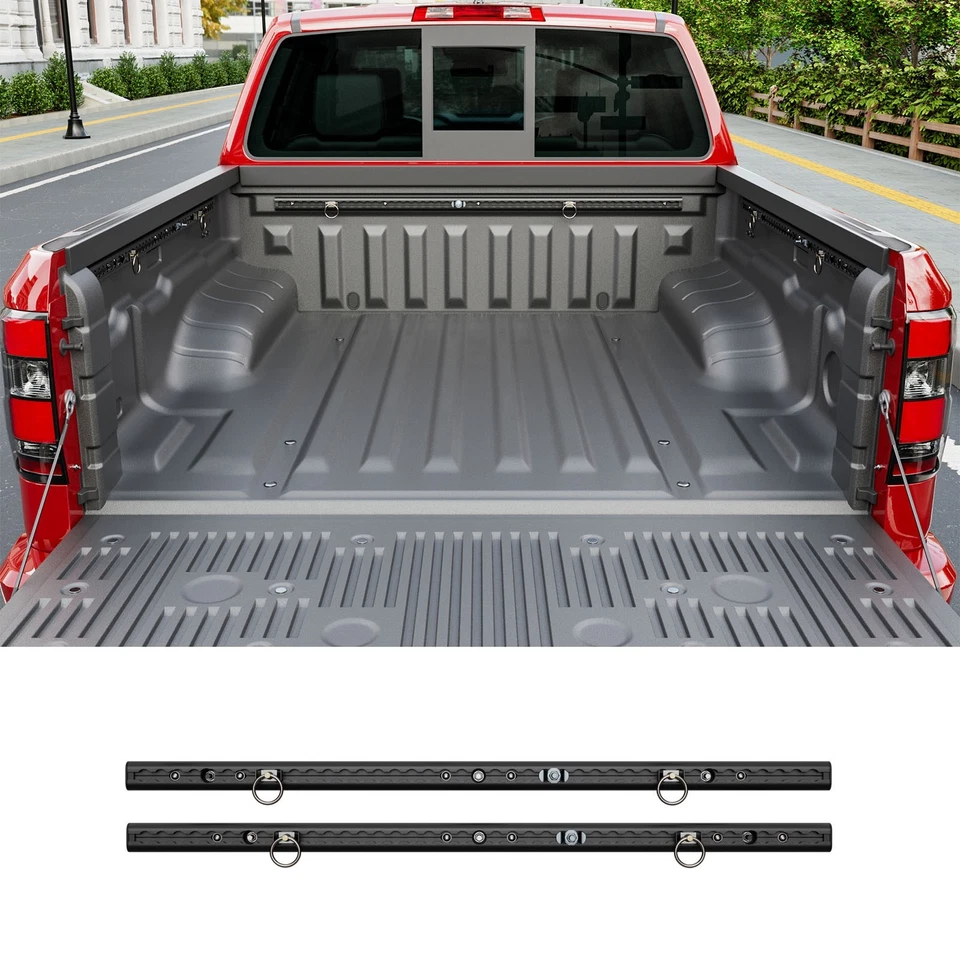 For 2022-2025 Nissan Frontier Truck Bed Rail System 5.7FT Side Rails Tie Down - Imagem 1 de 4