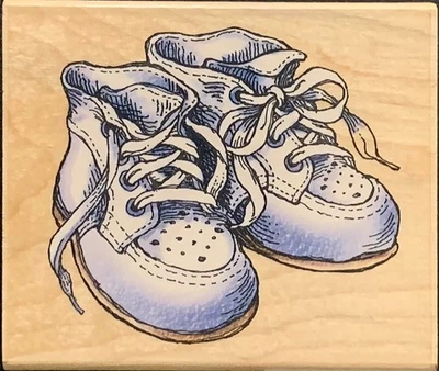 Estampilla de goma para zapatos de bebé estampidos Foto 1 de 4