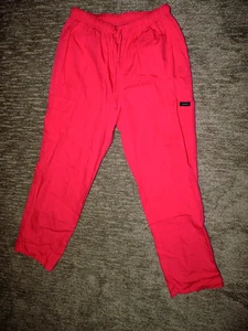 DAGACCI Pantalone donna rosa medico cotone/poliestere scrub TG XL coulisse W30/L31 - Foto 1 di 4