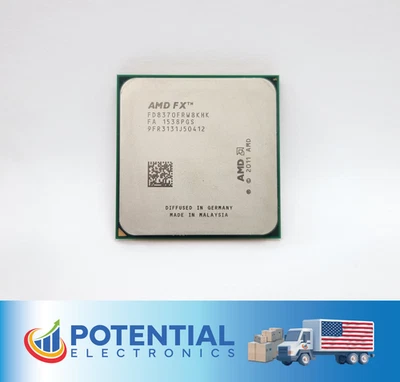 AMD FX-8370 FD8370FRW8KHK 4GHz 8-Core 8MB Socket AM3+ 125W CPU Processor - Image 1 of 4