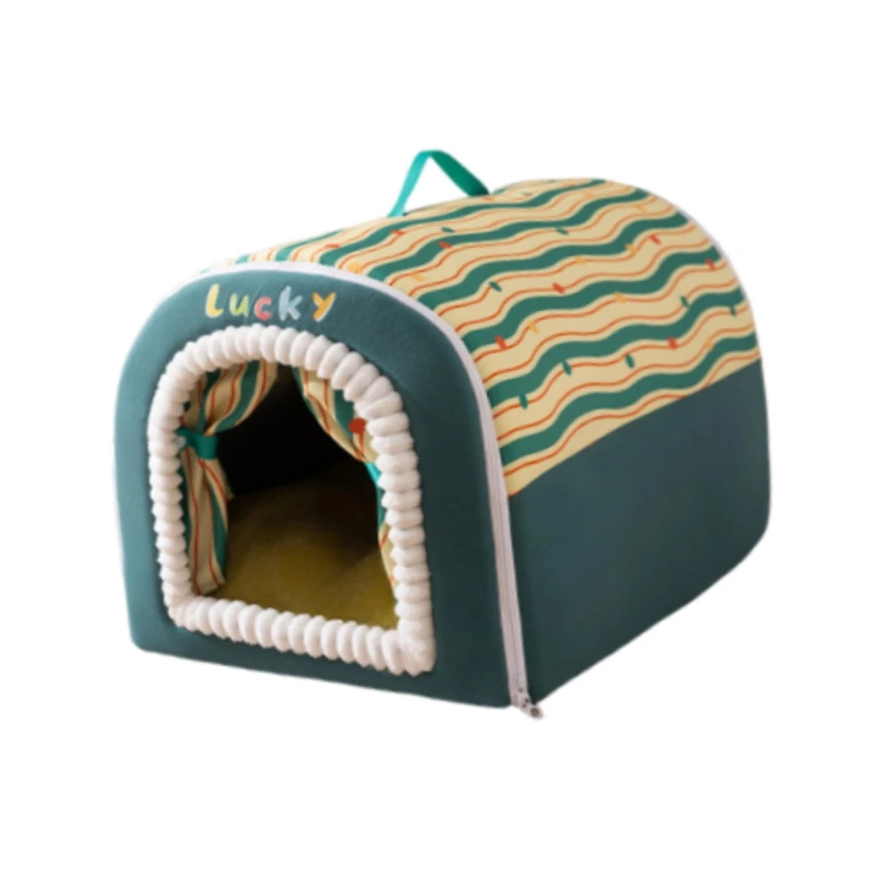 Pet Bed House Comfortable Puppy Kennel Cave for Small Medium Large Dogs Cats - Image 1 of 1
