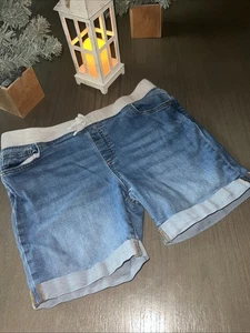Wonder Nation 🩷 Pantalones Cortos Elásticos Vaqueros So XL 14/16 Niñas - Imagen 1 de 3