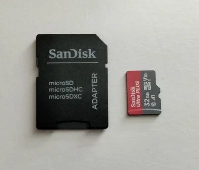 SanDisk Ultra Plus 32GB MicroSD Card - Image 1 of 3