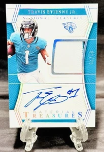 2022 Panini National Treasures TRAVIS ETIENNE Material Treasures Auto #01/25 - Picture 1 of 2