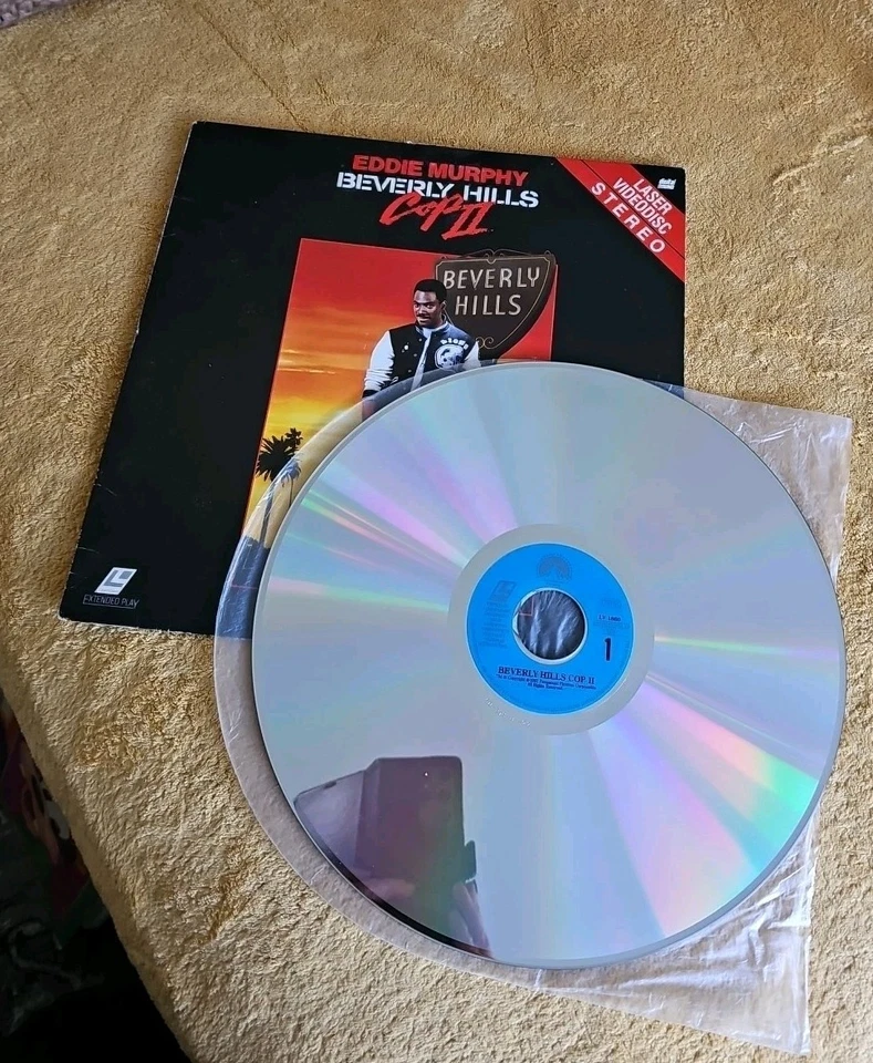 Beverly Hills Cop 2 Laserdisc 1988 LD Eddie Murphy Paramount — 第 1/4 张图片