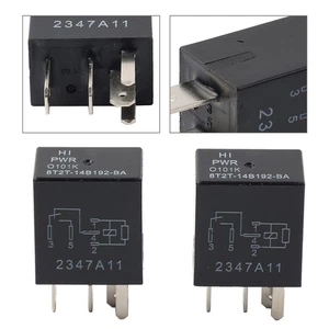 2Pcs 12V DC 5 Pins Automotive Relay For Ford Selected Vehicles 8T2T-14B192-BA - Picture 1 of 11
