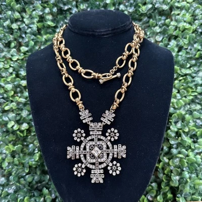 Usado en excelente estado! Collar de invierno de cristal de Swarovski transparente copo de nieve escandinavo HEIDI DAUS Foto 1 de 4