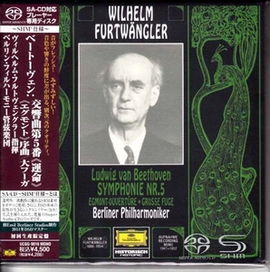 Furtwangler/BPO - Beethoven: Sym 5, Egmont, Grosse Fuge [SHM-SACD][Limited]Japan - Picture 1 of 2