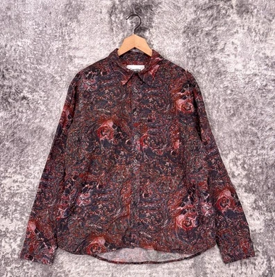 Camisa Corridor NYC Grande Para Hombre Estampado Manga Larga Con Botones Foto 1 de 4