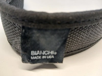 CINTURÓN ORIGINAL BIANCHI ACCUMOLD 34" - 40". DISEÑO DURADERO Y AJUSTABLE. NEGRO  Foto 1 de 3