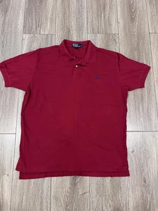 Ralph Lauren Men’s Classic Polo Red XL - Great Condition - Picture 1 of 5